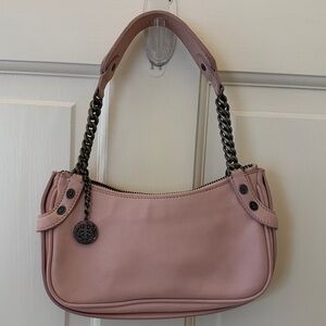 Juicy Couture Pink Wristlet with Chain Strap